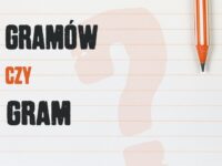 Gramów czy gram – poprawna forma liczebnika