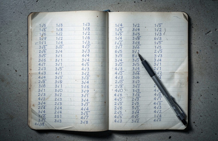 Tabela pierwiastków matematycznych – najważniejsze wartości